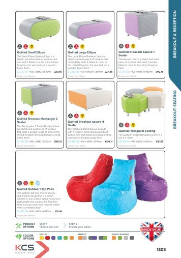 KCS Breakout & Reception Chair Table Catalog