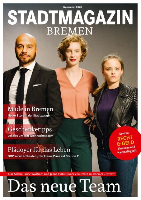 STADTMAGAZIN Bremen November 2020