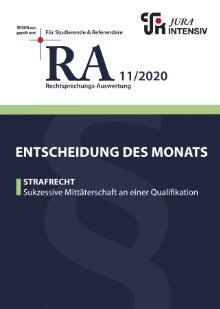 RA 11/2020 - Entscheidung des Monats