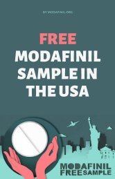 Free Modafinil Sample in the USA