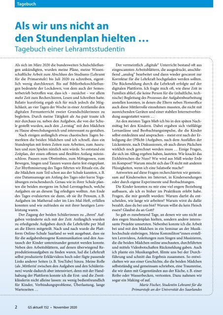 Grundschule aktuell Heft 152