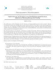 Diplomarbeit/Masterarbeit - TU Ilmenau