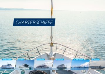 Charterbroschüre der Bodensee-Schiffsbetriebe