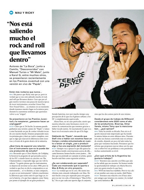 Billboard AR N°87 Octubre 2020