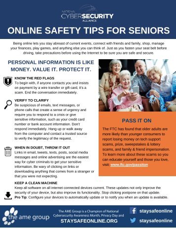 Online Safety Tips for Seniors