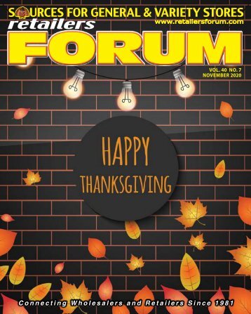 Retailers Forum Magazine Nov. 2020 EMAG