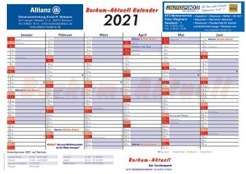 Kalender 2021