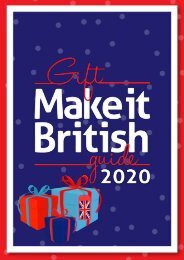 Make it British Gift Guide 2020
