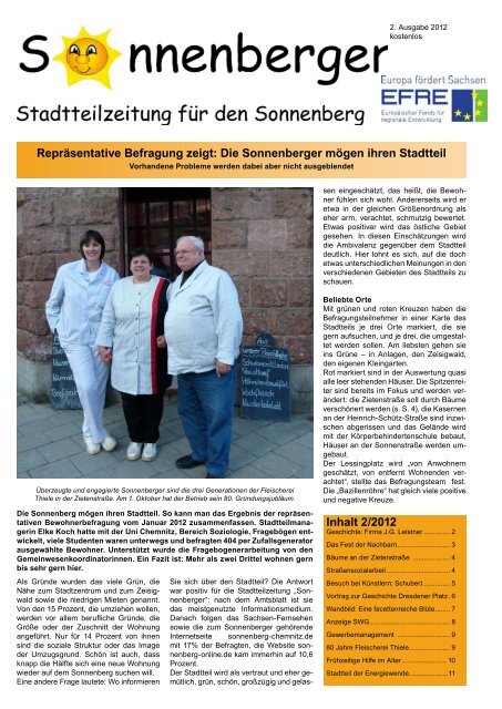 Stadtteilzeitung 2012 / Ausgabe 2 - Sonnenberg Chemnitz