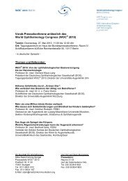 Empfehlungen Der Deutschen Ophthalmologischen Dog