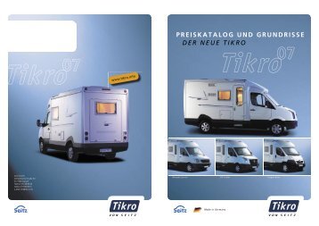 preiskatalog und grundrisse der neue tikro - KARAVAN SERVIS