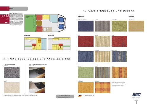 preiskatalog und grundrisse der neue tikro - KARAVAN SERVIS