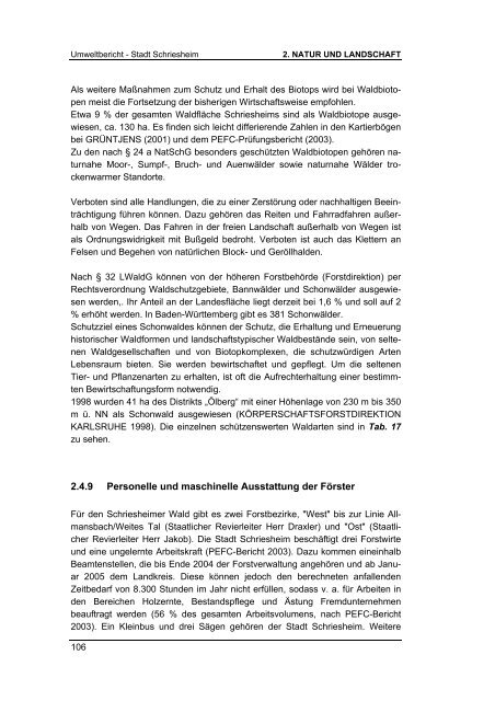 2. Natur und Landschaft 2.1 Naturräumliche ... - Stadt Schriesheim