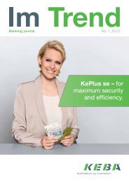 KePlus se – for maximum security and efficiency. - Keba