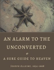 An Alarm to the Unconverted by Joseph Alleine