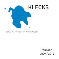 KLECKS - Schule der Phantasie eV Wolfratshausen