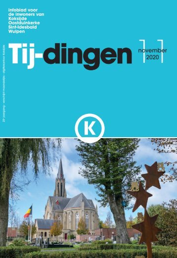 Infoblad Tij-dingen, editie november 2020