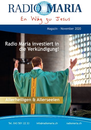  Radio Maria Magazin - November 2020     