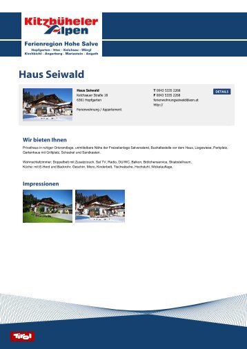 Haus Seiwald - Itter