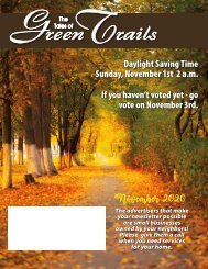 Green Trails 2 November 2020