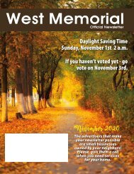West Memorial November 2020