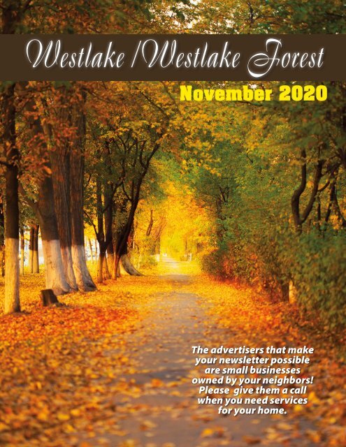 Westlake Forest November 2020