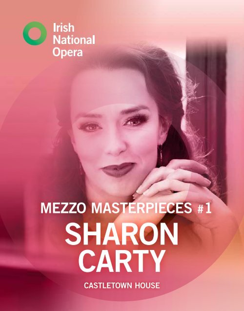 INO Mezzo Masterpieces Sharon Carty Programme Book 