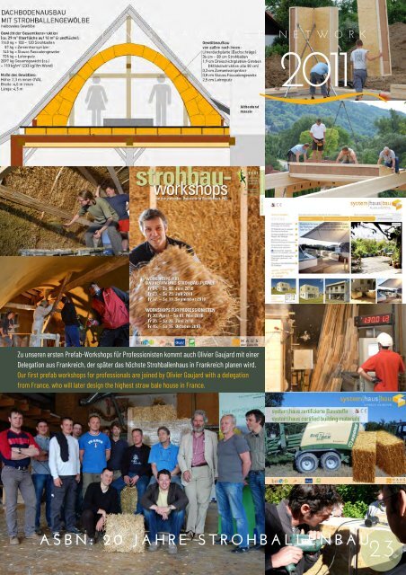 20 Jahre asbn und Strohballenbau - 20 years of Straw Bale Building