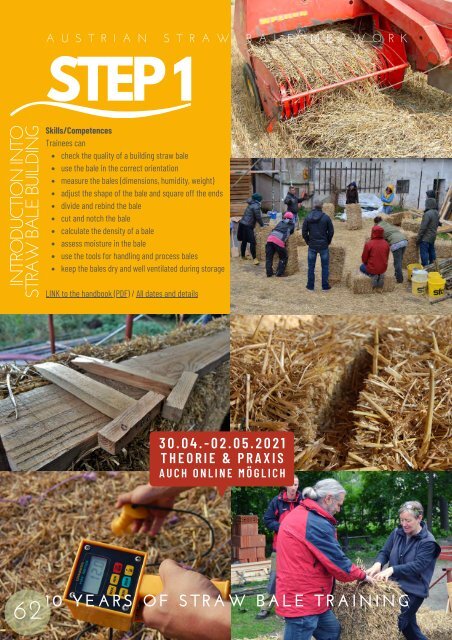 20 Jahre asbn und Strohballenbau - 20 years of Straw Bale Building