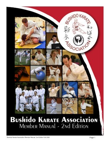 Student Handbook 2008.indd - Bushido Karate Association