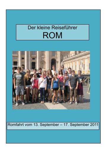 Der kleine Reiseführer - Rottmayr-Gymnasium