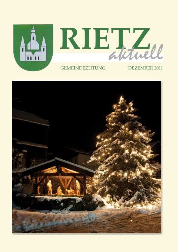 DEZEMBER 2011 GEMEINDEZEITUNG - Rietz