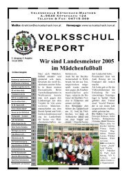 VOLKSSCHUL report - Volksschule Kötschach-Mauthen