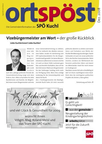 2 ortspost - SPÖ Kuchl