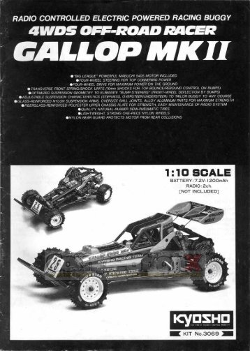Kyosho Gallop MKII Manual - CompetitionX.com