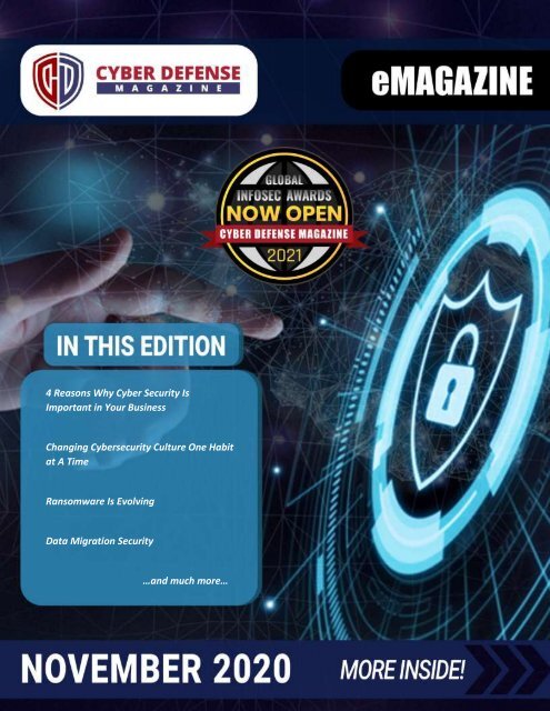 Cyber Defense eMagazine November 2020 Edition