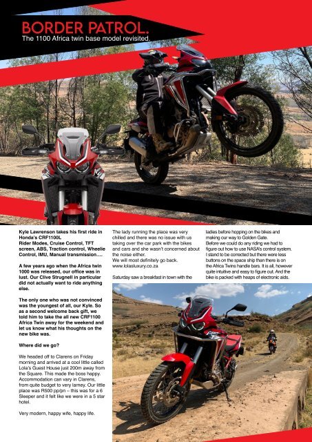 Dirt and Trail Magazine October 2020