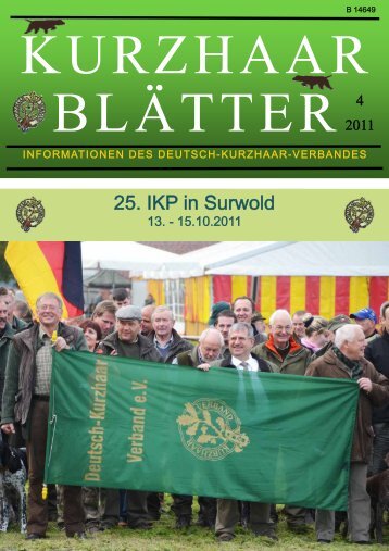 25. IKP in Surwold - Deutsch-Kurzhaar-Verband e.V.