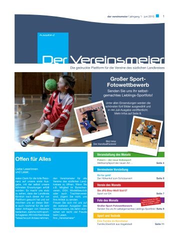 Großer Sport- Fotowettbewerb - der-vereinsmeier.de