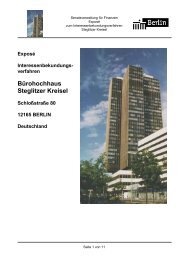 Bürohochhaus Steglitzer Kreisel - Liegenschaftsfonds Berlin