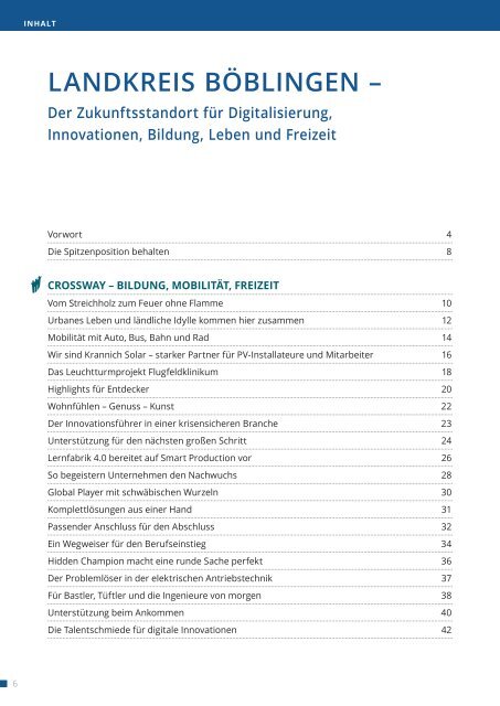 Wirtschaftsstandort Landkreis Böblingen