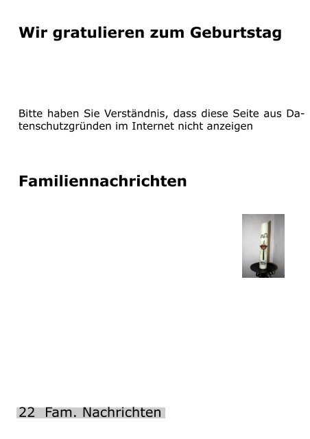 Download Ausgabe 8 - Evangelische Kirchengemeinden Dorlar und ...