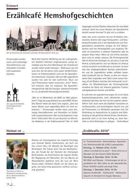 Informationen Nr. 125 - Evangelische Kirche der Pfalz