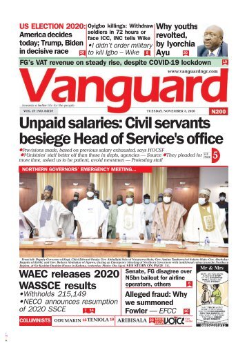 03112020 - Unpaid salaries: Civil servants besiege Head of Service's office