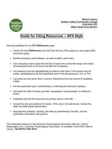 How To Cite Things You Found In Credo Reference In APA Style