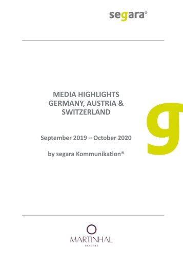 Martinhal Mediahighlights September 2019 to October_2020