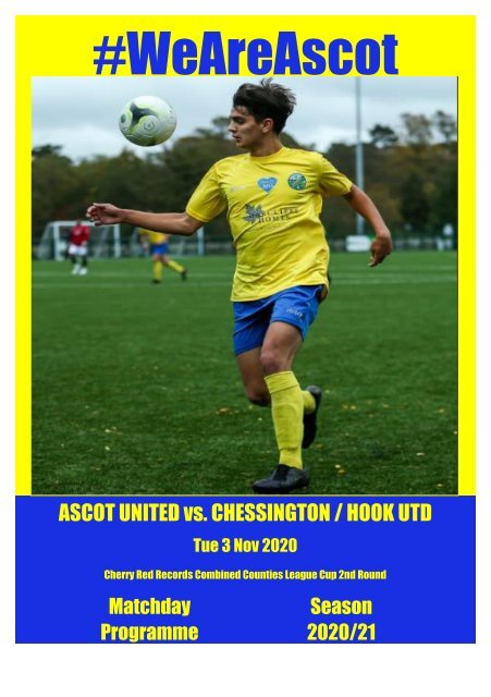 Ascot United v Chessington and Hook 031120