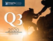 2020 Q3 In Review - Integrity Wealth Advisors, Ventura, CA