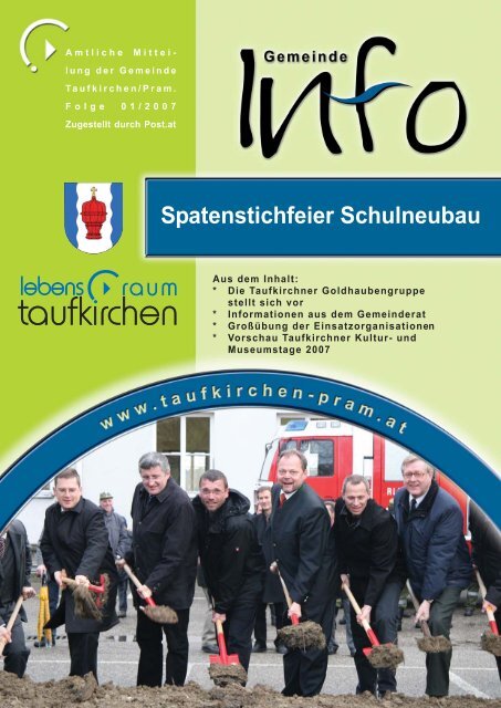 Gemeinde Info Folge 1/2007 - Taufkirchen an der Pram