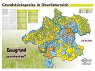 Grundstückspreise in Oberösterreich - Lust aufs Land